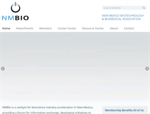 Tablet Screenshot of nmbio.org